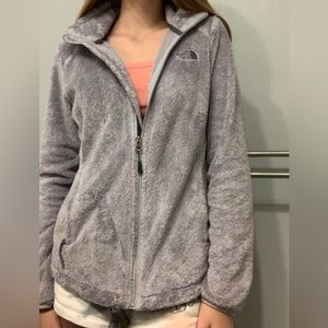 North face zip up fleece women’s size small